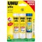 UHU stic - Paquet 2 batons de colle stic + 1 baton de colle stic Magic, sans solvant