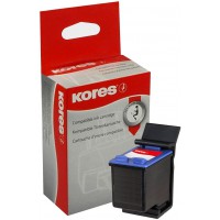 Kores - cartouches d'encre hp rechargees C6657A, en couleur