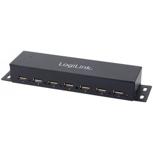 LogiLink UA0148 Hub USB 2.0 7 Ports Noir