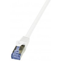 LogiLink PrimeLine Cable reseau Cat6A S/FTP AWG26 PIMF LSZH 20 m Blanc