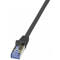 LogiLink PrimeLine Cable reseau Cat6A S/FTP AWG26 PIMF LSZH 2 m Noir