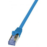 LogiLink PrimeLine Cable reseau Cat6A S/FTP AWG26 PIMF LSZH 10 m Bleu