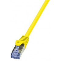 LogiLink PrimeLine Cable reseau Cat6A S/FTP AWG26 PIMF LSZH 7,50 m Jaune