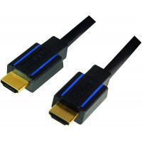 certifie Cable HDMI Premium pour ulrta HD jusqu'a  18 Gbit/s, 4 K + HDR + 3D, 3840 x 2160 (50/60 Hz) 3 m Noir