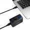 LogiLink CR0042 Hub USB 3.0 avec Lecteur de Carte Tout-en-Un (Micro SD/SD/MS/M2/CF) Noir