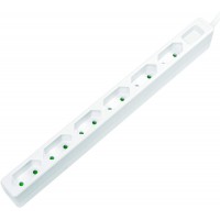 LogiLink LPS231 multiprise Interieur 1,5 m 6 sortie(s) CA Blanc - Multiprises (Interieur, 1,5 m, 6 sortie(s) CA, Type C, IP20, 1