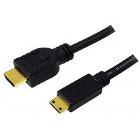 LogiLink CH0021 Cable HDMI V1.4 avec Ethernet 19-pin A Male/C Male 1 m Noir