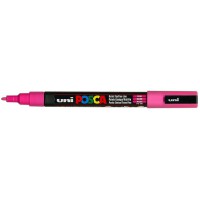 UNI-BALL Marqueur Pte conique fine POSCA PC3M 0,9-1,3mm Rose Clair