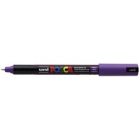 UNI-BALL Marqueur Pte calibree extra-fine POSCA PC1MR 0,7mm Violet