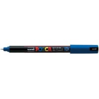 UNI-BALL Marqueur Pte calibree extra-fine POSCA PC1MR 0,7mm Bleu Fonce