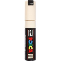 Uni-Ball Posca - 1 marqueur pointe large biseautee Uni-Ball Posca - Beige