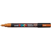 UNI-BALL Marqueur Pte conique fine POSCA PC3M 0,9 - 1,3mm Bronze