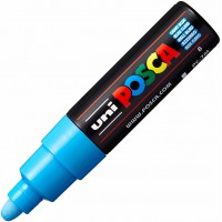 Uni-Ball Posca 181353 - Marqueur Pointe Large Conique PC - 7M, 4,5-5,5 mm,Bleu Clair