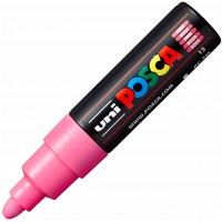 Uni-Ball Posca 181328 - Marqueur Pointe Large Conique PC - 7M, 4,5-5,5 mm, Rose