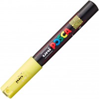 uni-ball Marqueur Uni Posca 186705 - Pointe ogive extra fine - 0,7 mm - Jaune clair