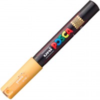 uni-ball Marqueur Uni Posca 186720 - Pointe ogive extra fine - 0,7 mm - Abricot