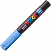 uni-ball Marqueur Uni Posca 186747 - Pointe ogive extra fine - 0,7 mm - Bleu ciel, bleu