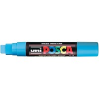 UNI-BALL Marqueur Pte rectangulaire extra-large POSCA PC17K 15mm Bleu Clair