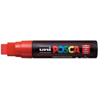 UNI-BALL Marqueur Pte rectangulaire extra-large POSCA PC17K 15mm Rouge