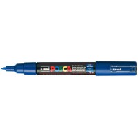 UNI-BALL Marqueur Pte conique extra-fine POSCA PC1MC 0,7 - 1mm Bleu Fonce