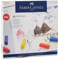 Faber-Castell 128248 Demi pastel carre tendre boite de 48