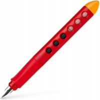 Faber-Castell 149852 Scribolino Stylo plume pour droitier Rouge