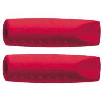 Gomme Grip 2001 ERASER CAP 2 | dans differentes couleurs assortis & Combinaisons + la selection Rouge/rouge