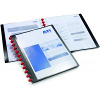 Durable 242701 Duralook Easy Plus Reliure Protege - Documents a  Pochettes Amovibles - 20 Pochettes/40 Vues avec Couverture Pers