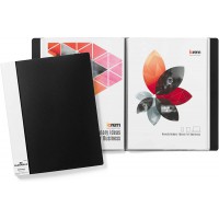 Durable 242501 Livre de presentation Duralook, pour A4, avec 50 pochettes, largeur du dos : 30 mm, noir