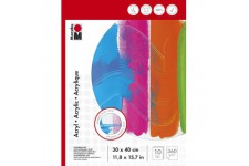 Pochoir Motif 161200013 Tampon de Peinture avec Acrylique Couleurs, 30 x 40 cm - 360 g