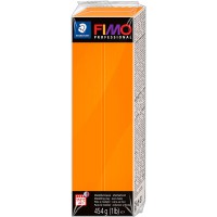 Staedtler FIMO Professional, Pate a  modeler orange facon argile durcissant au four, Pour specialistes et artistes experts, Pain