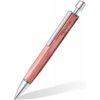 Staedtler Concrete, Stylo-bille en beton rose cire de haute qualite retractable et rechargeable, Encre noire et pointe moyenne 0