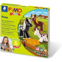 Staedtler Fimo kids 8034 08 Coffret "Poneys"