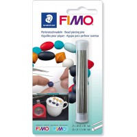 Staedtler - Fimo Accessoires - Tube 50 Aiguilles a   Percer les Perles - 0,8 et 1,7 mm - Sous Blister