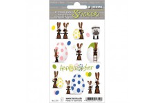 HERMA Happy Easter Stickers papier fete lapin 16x9cm