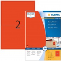 Herma 4567 etiquettes de couleur (199,6 x 143,5 mm vers DIN A4 papier mat, autocollant imprimable) Lot de 200 sur 100 feuilles, 