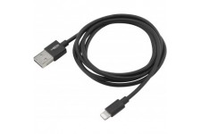 Cable de donnees et de charge Lightning ANSMANN/ Certifie Apple MFI / Cable tres flexible en plastique TPE / compatible Apple iP