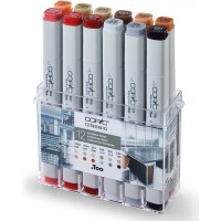 Copic Marker CM12SAR Lot de 12 Marqueurs de dessin Couleurs Architecture