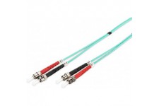 DIGITUS LWL cable patch OM2 - 2 m ST vers ST cable fibre optique - LSZH - Duplex Multimode 50/125µ - 10 GBit/s - Orange