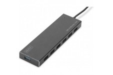 Digitus DA-70241-1 hub & concentrateur USB 3.0 (3.1 Gen 1) Type-A 5000 Mbit/s Gris - Hubs & concentrateurs (USB 3.0 (3.1 Gen 1) 