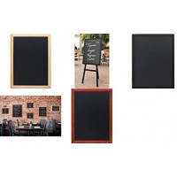 SECURIT Tableau Noir UNIVERSAL Cadre Bois Noir 80 x 60 cm Special Menu