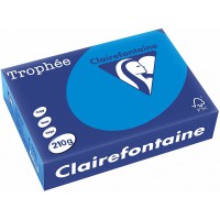 Clairefontaine Trophee - Ramette de papier/cartonne, 250 feuilles, A4 21 x 29.7 cm, turquoise