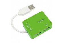 LogiLink Smile Hub USB 2.0 4 Ports Vert