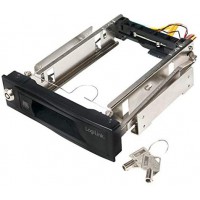 LogiLink Mobile Rack Support pour Disque Dur 3,5" SATA Noir/Argent