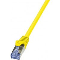 LogiLink PrimeLine Cable reseau Cat6A S/FTP AWG26 PIMF LSZH 2 m Jaune