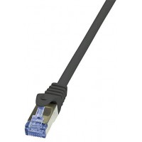 LogiLink PrimeLine Cable reseau Cat6A S/FTP AWG26 PIMF LSZH 7,50 m Noir