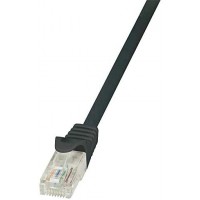 LogiLink EconLine Cable reseau Cat6 U/UTP AWG24 5 m Noir
