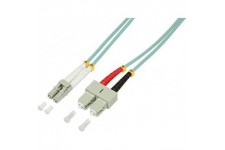 LogiLight Fibre Patch Cable (50/125µ oM3 LC/SC Bleu Clair 0,5 m