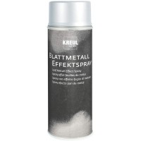 994401 - Spray effet feuille metallique, argent, 400 ml, Nitro a  sechage rapide avec aspect metallique a  feuilles