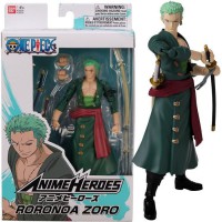 BANDAI Anime Heroes - One Piece - Figurine Anime heroes 17 cm - Roronoa Zoro